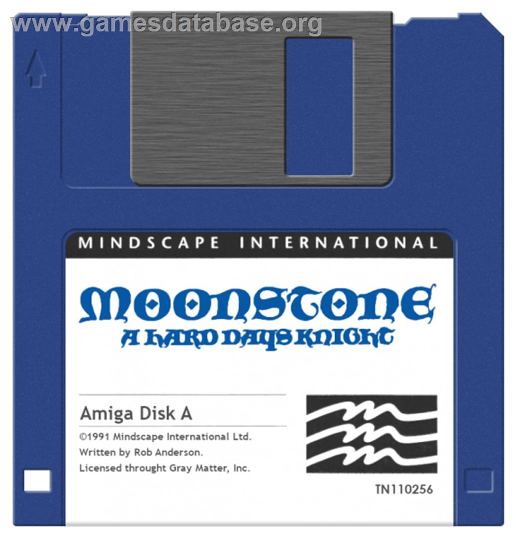 Moonstone - A Hard Days Knight - Commodore Amiga - Artwork - Cartridge