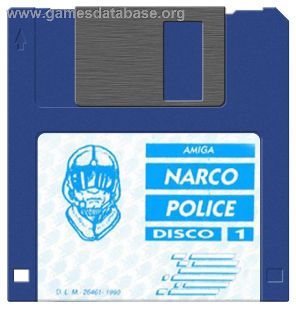 Narco Police - Commodore Amiga - Artwork - Cartridge