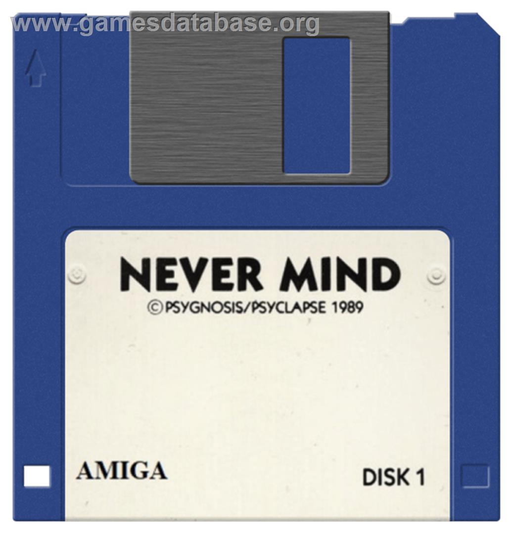 Never Mind - Commodore Amiga - Artwork - Cartridge