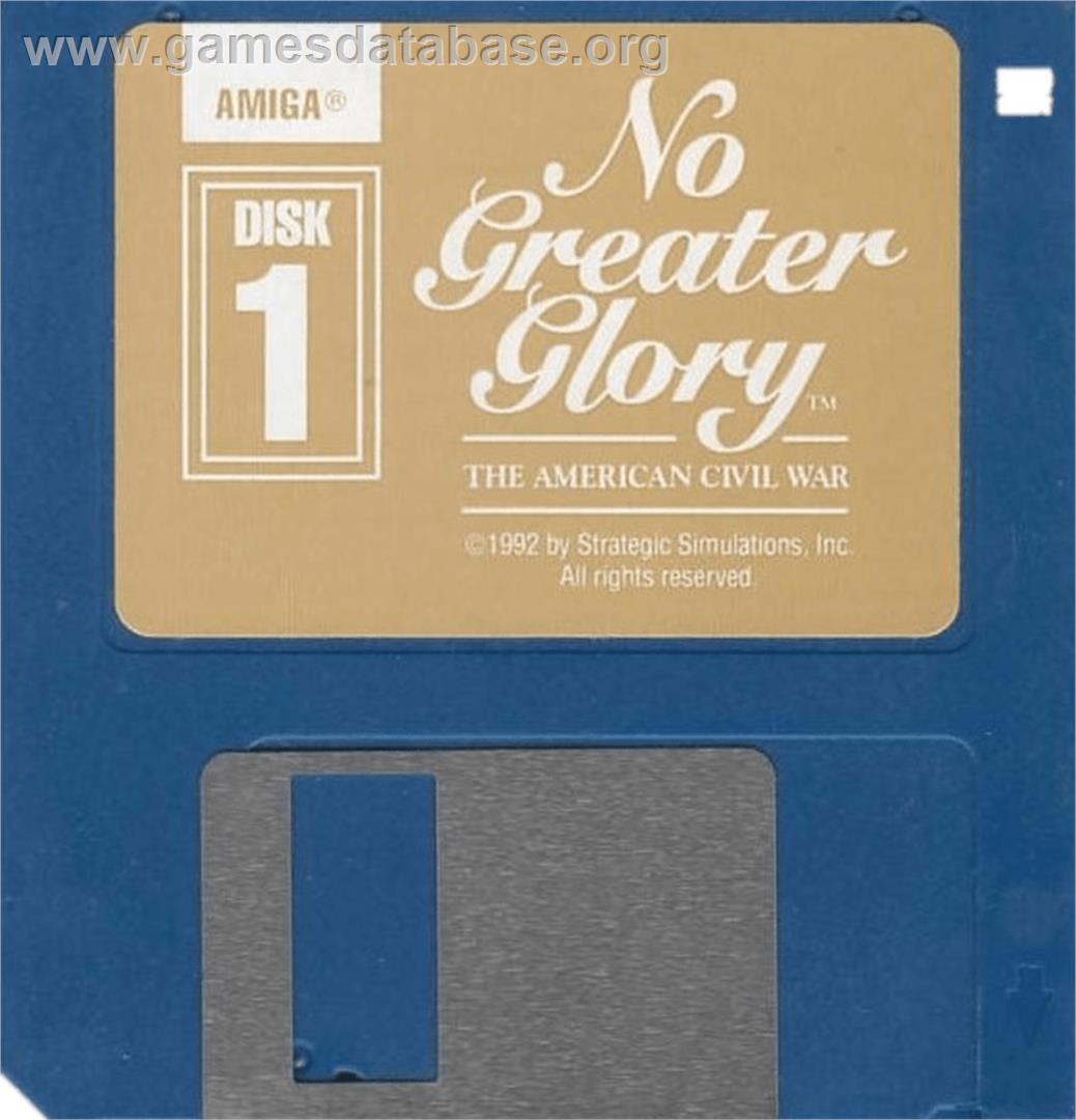 No Greater Glory - The American Civil War - Commodore Amiga - Artwork - Cartridge