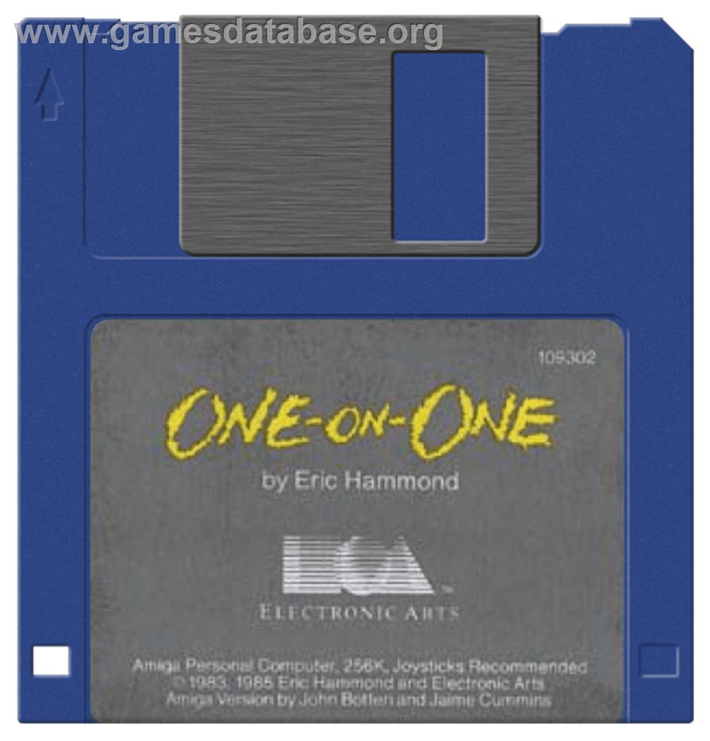 One-on-One - Commodore Amiga - Artwork - Cartridge