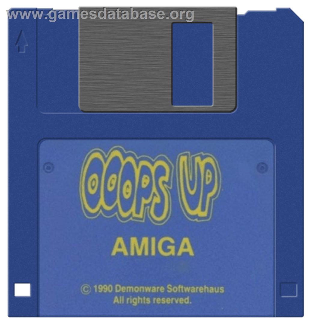 Ooops Up - Commodore Amiga - Artwork - Cartridge