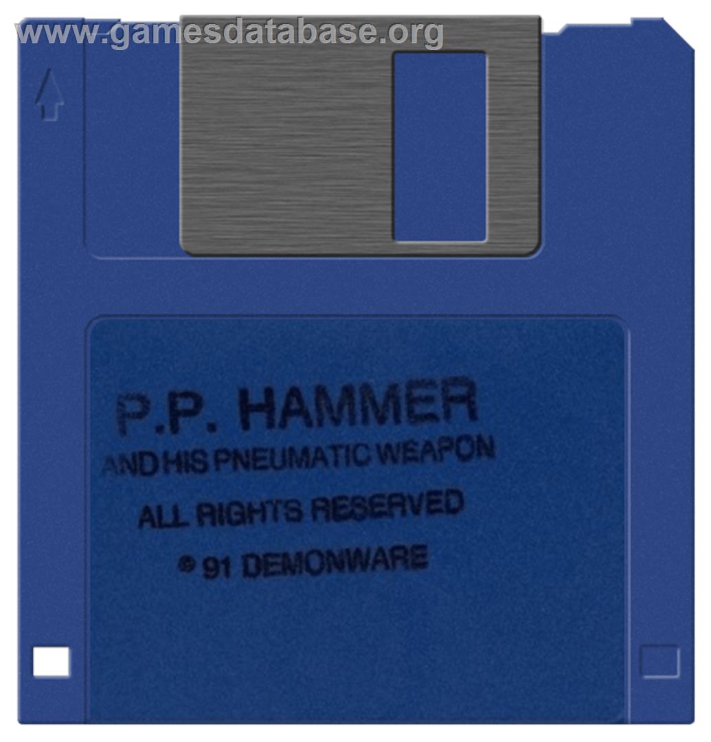 P. P. Hammer and His Pneumatic Weapon - Commodore Amiga - Artwork - Cartridge