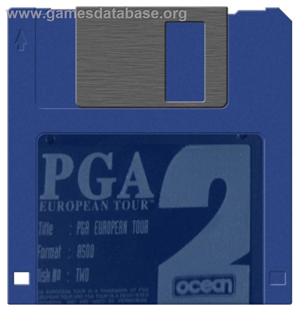 Pga European Tour - Commodore Amiga - Artwork - Cartridge