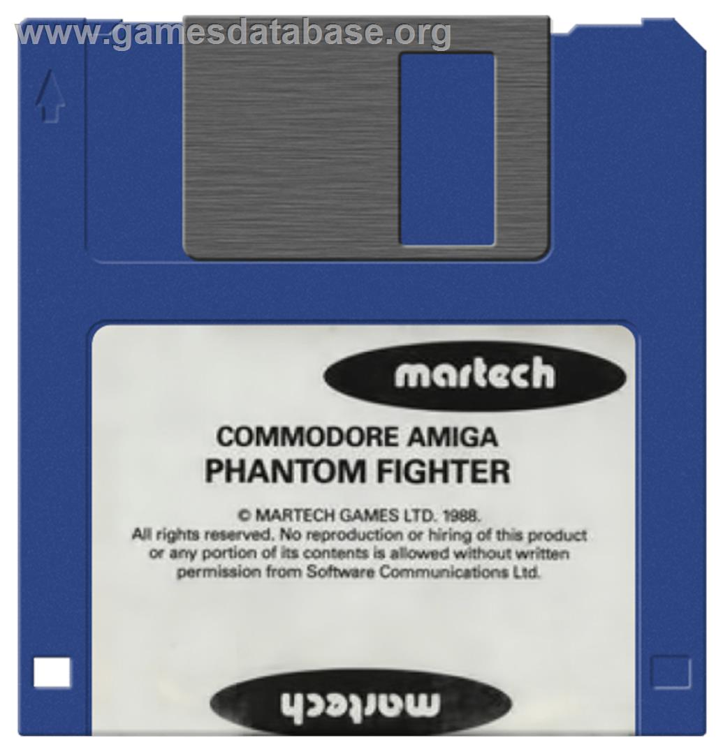 Phantom Fighter - Commodore Amiga - Artwork - Cartridge