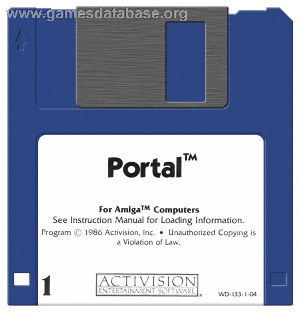 Portal - Commodore Amiga - Artwork - Cartridge