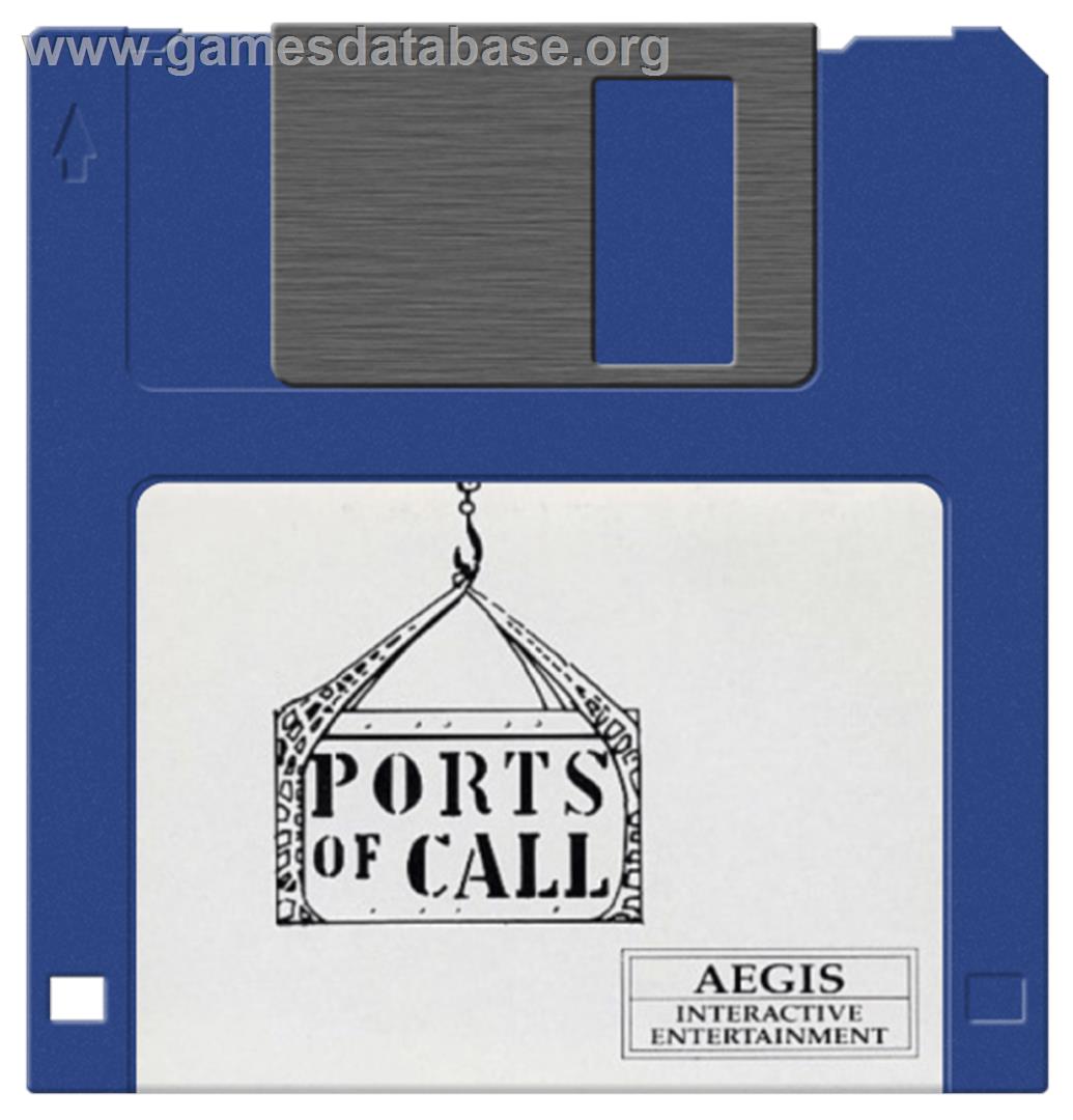 Ports of Call - Commodore Amiga - Artwork - Cartridge