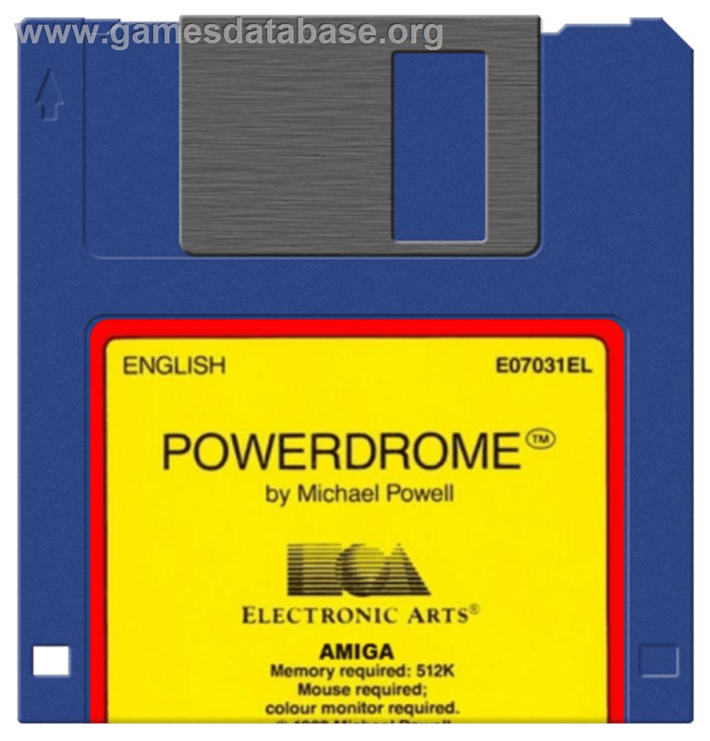 Powerdrome - Commodore Amiga - Artwork - Cartridge