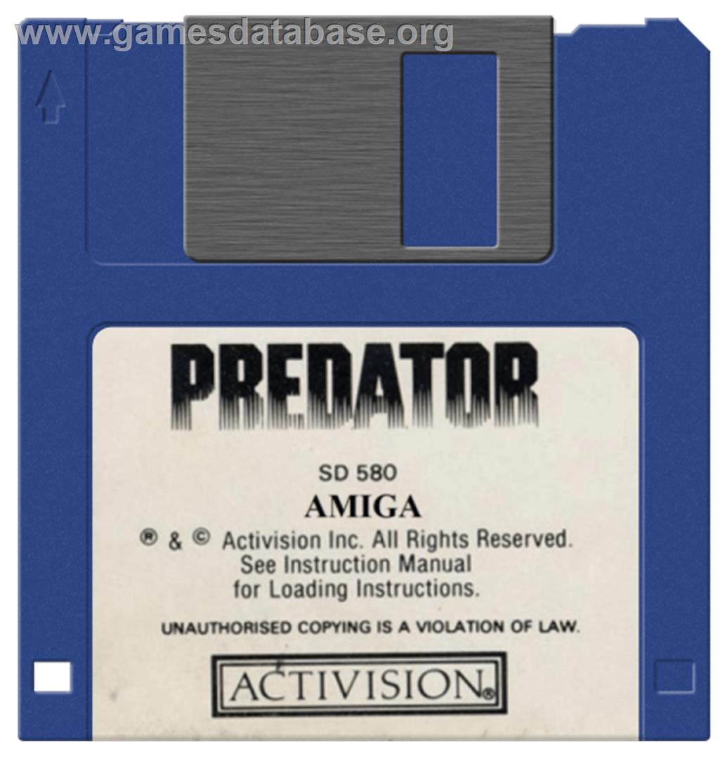 Predator - Commodore Amiga - Artwork - Cartridge