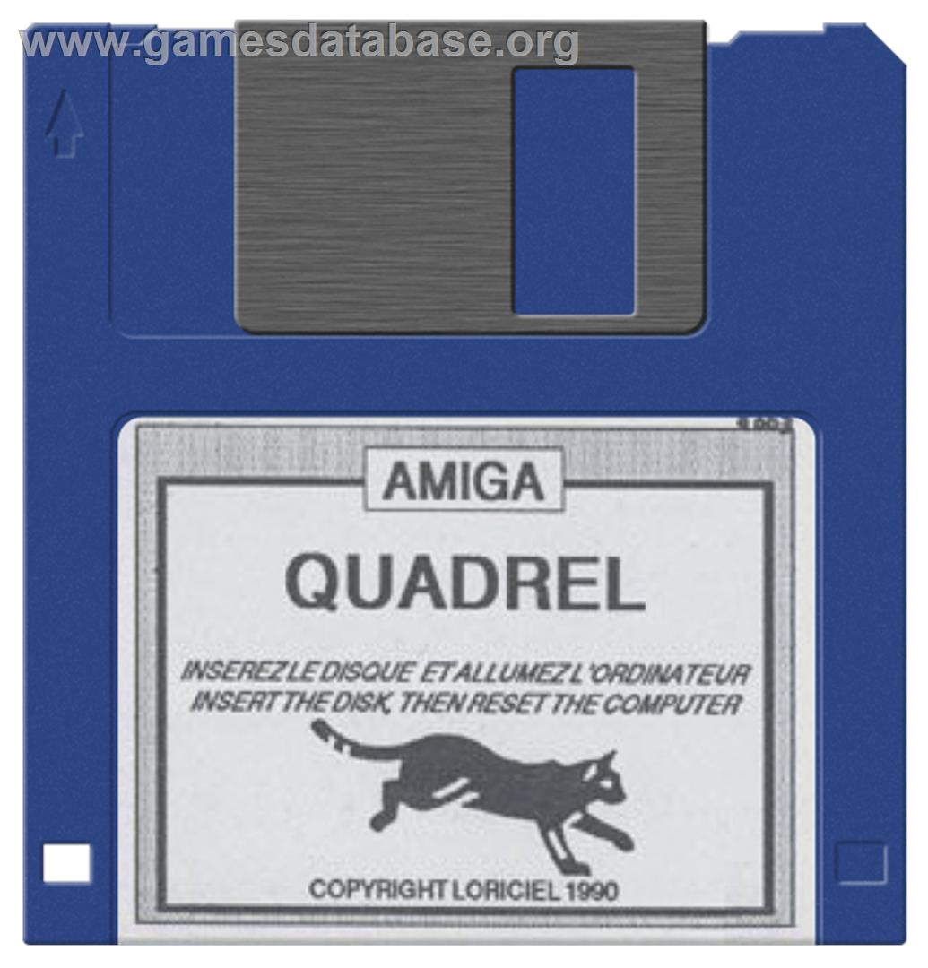 Quadrel - Commodore Amiga - Artwork - Cartridge