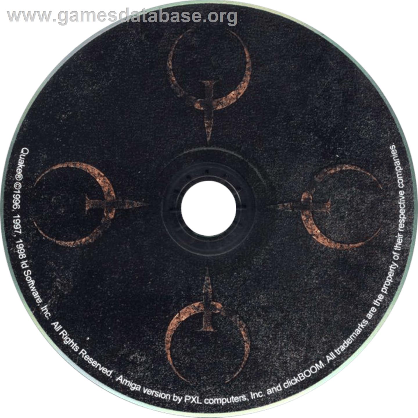 Quake - Commodore Amiga - Artwork - Cartridge