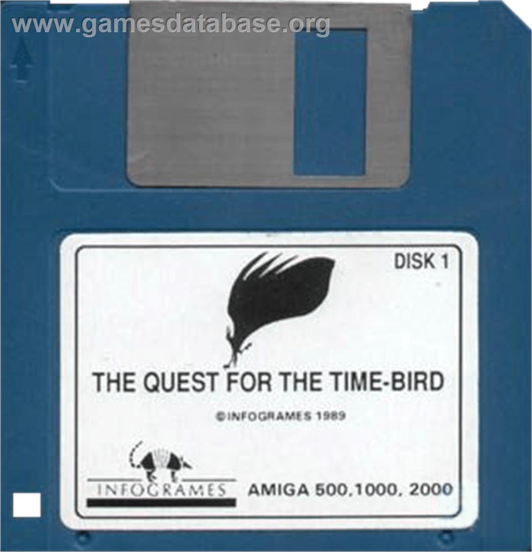 Quest for the Time-bird - Commodore Amiga - Artwork - Cartridge