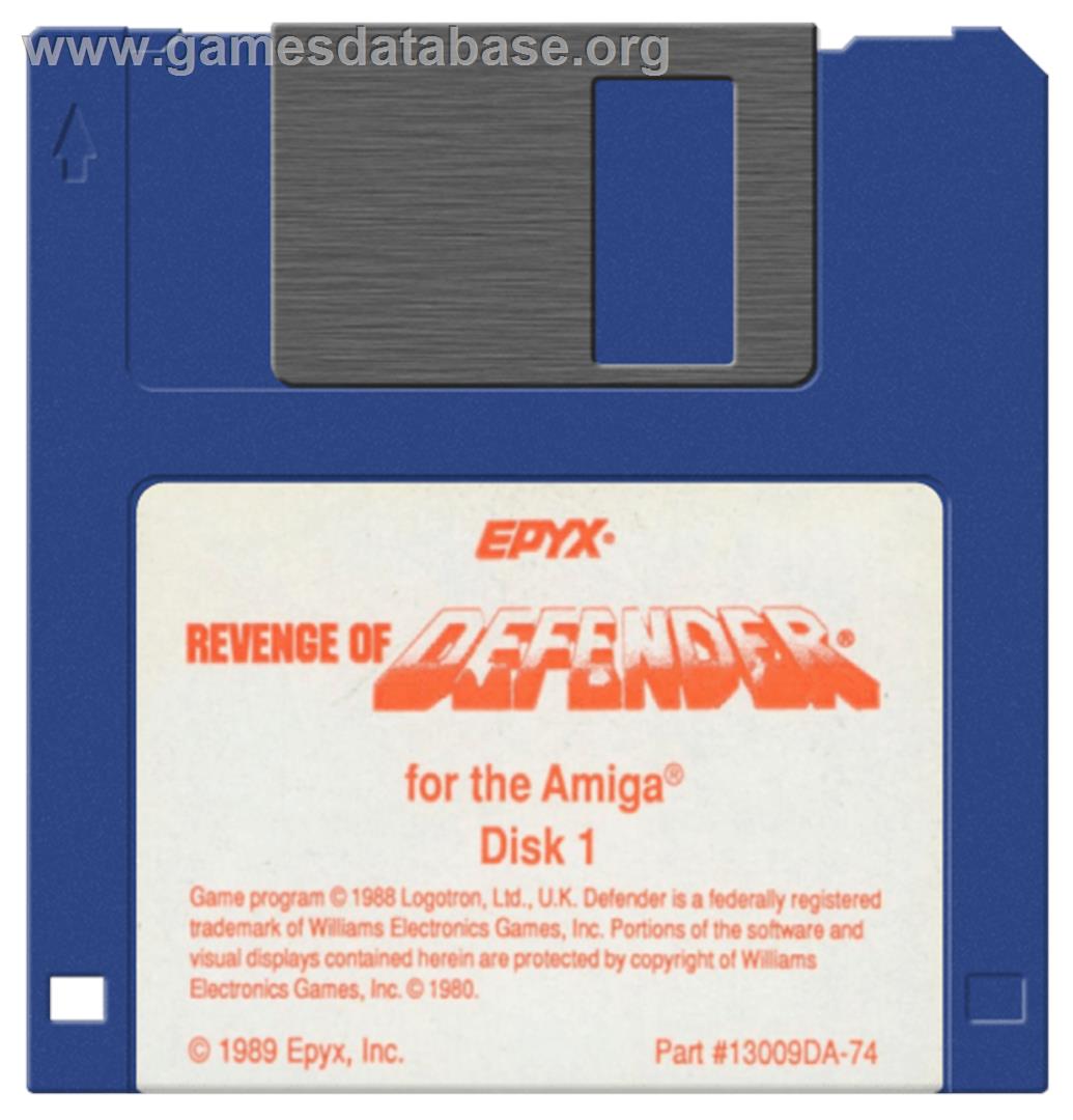 Revenge of Defender - Commodore Amiga - Artwork - Cartridge