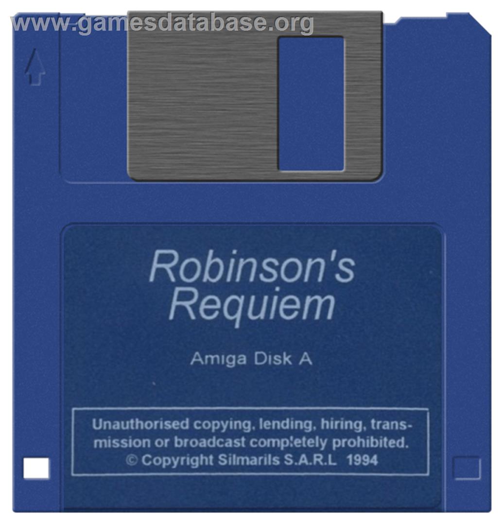 Robinson's Requiem - Commodore Amiga - Artwork - Cartridge