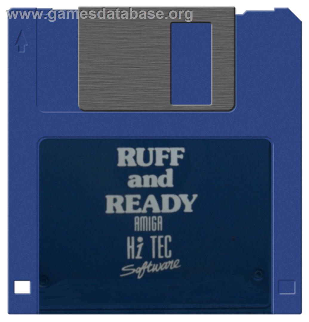 Ruff And Reddy In The Space Adventure - Commodore Amiga - Artwork - Cartridge