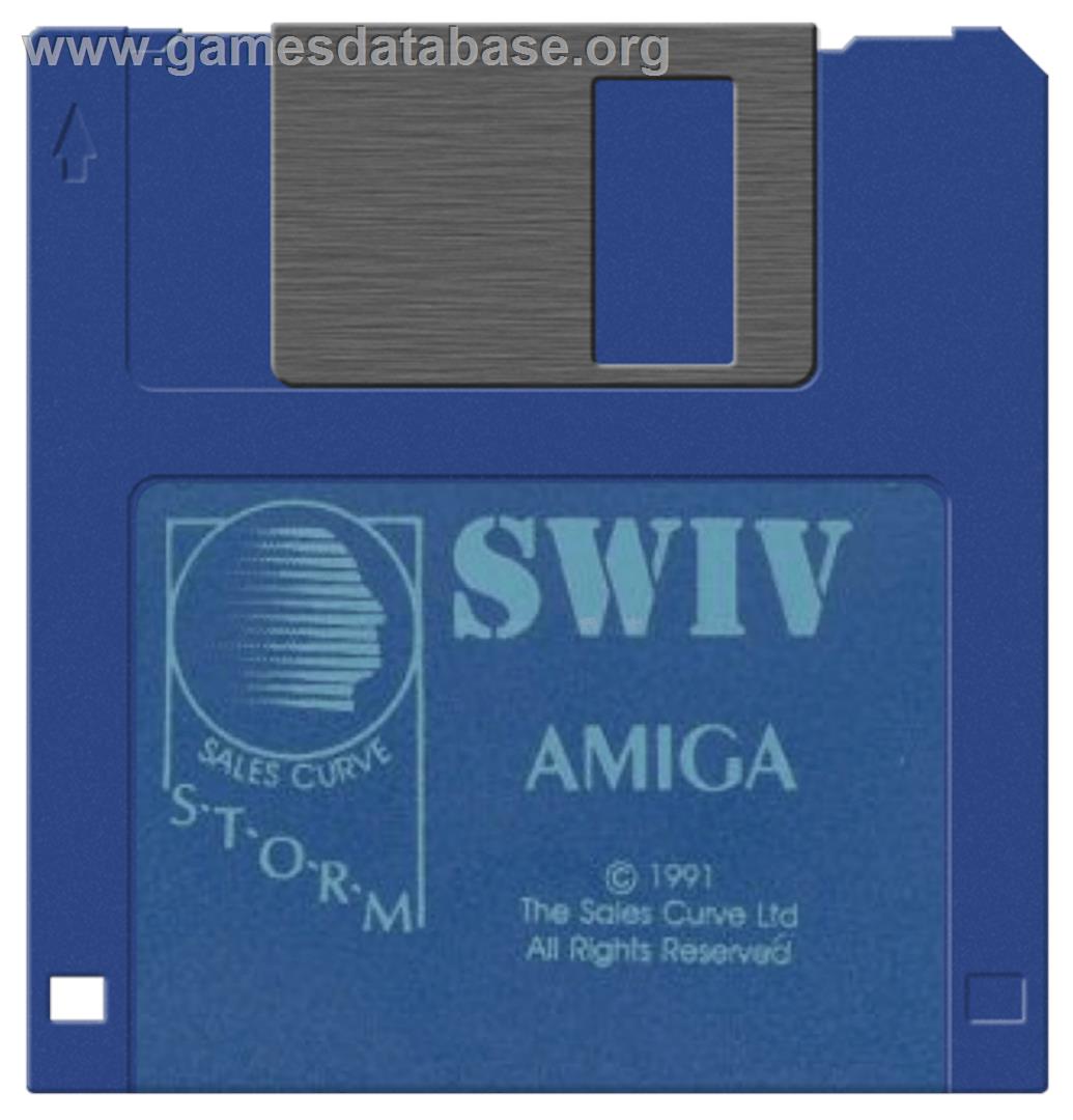 SWIV - Commodore Amiga - Artwork - Cartridge
