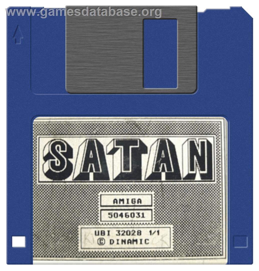 Satan - Commodore Amiga - Artwork - Cartridge