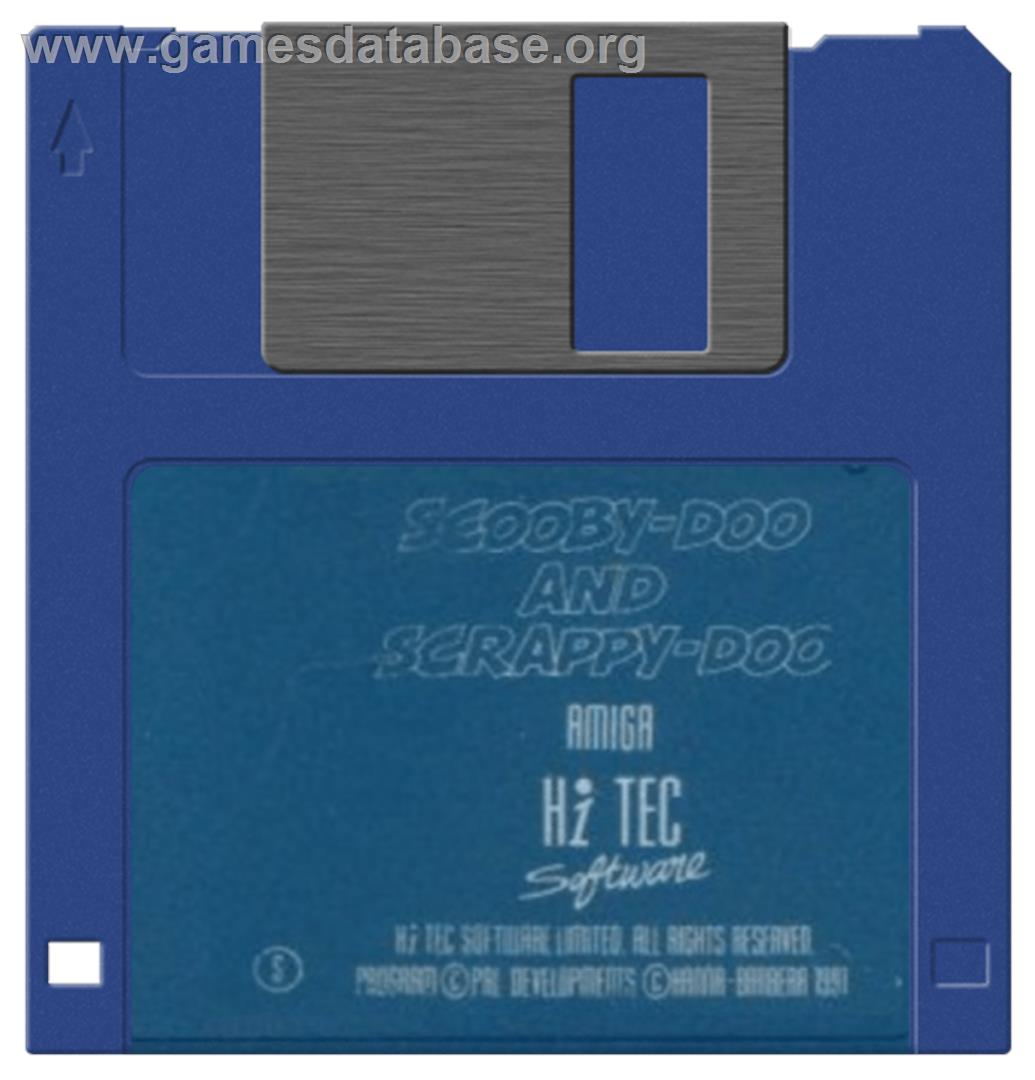 Scooby-doo And Scrappy-doo - Commodore Amiga - Artwork - Cartridge