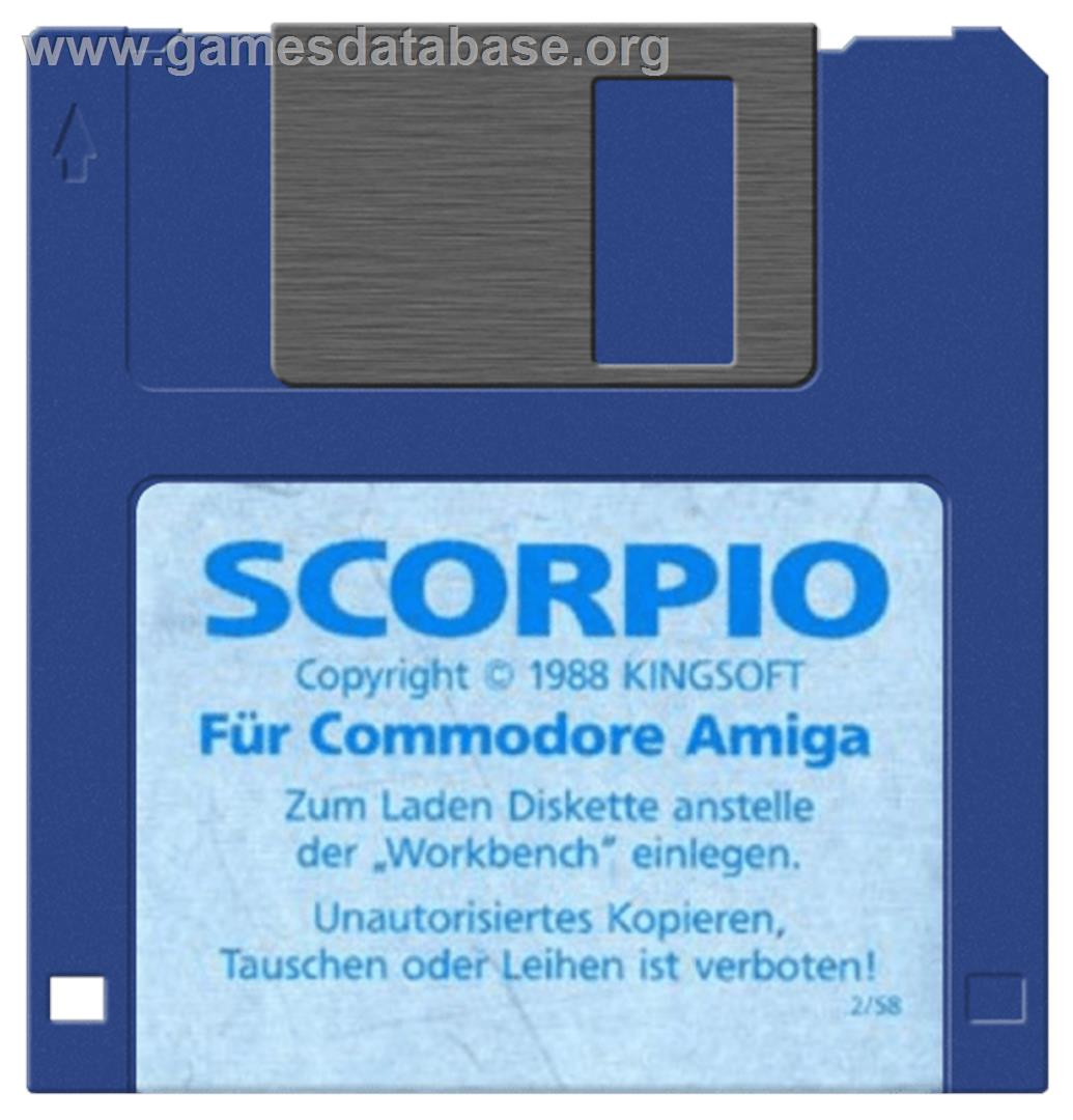 Scorpio - Commodore Amiga - Artwork - Cartridge