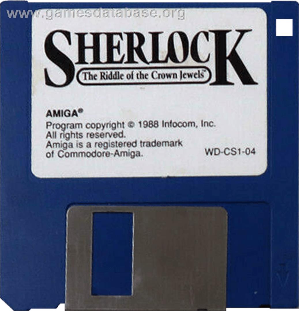 Sherlock: The Riddle of the Crown Jewels - Commodore Amiga - Artwork - Cartridge