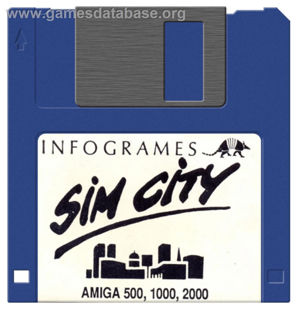Sim City: Terrain Editor - Commodore Amiga - Artwork - Cartridge