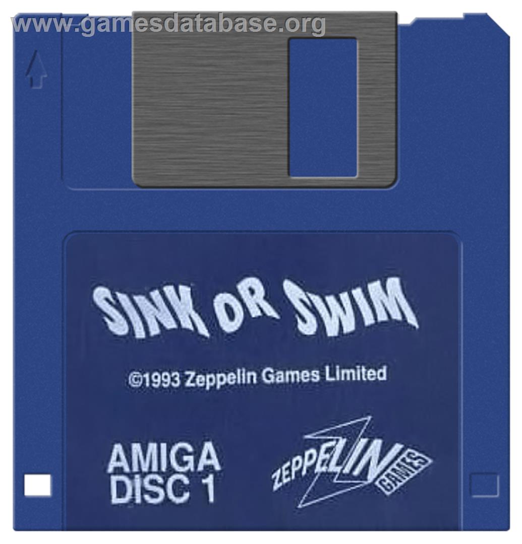 Sink or Swim - Commodore Amiga - Artwork - Cartridge