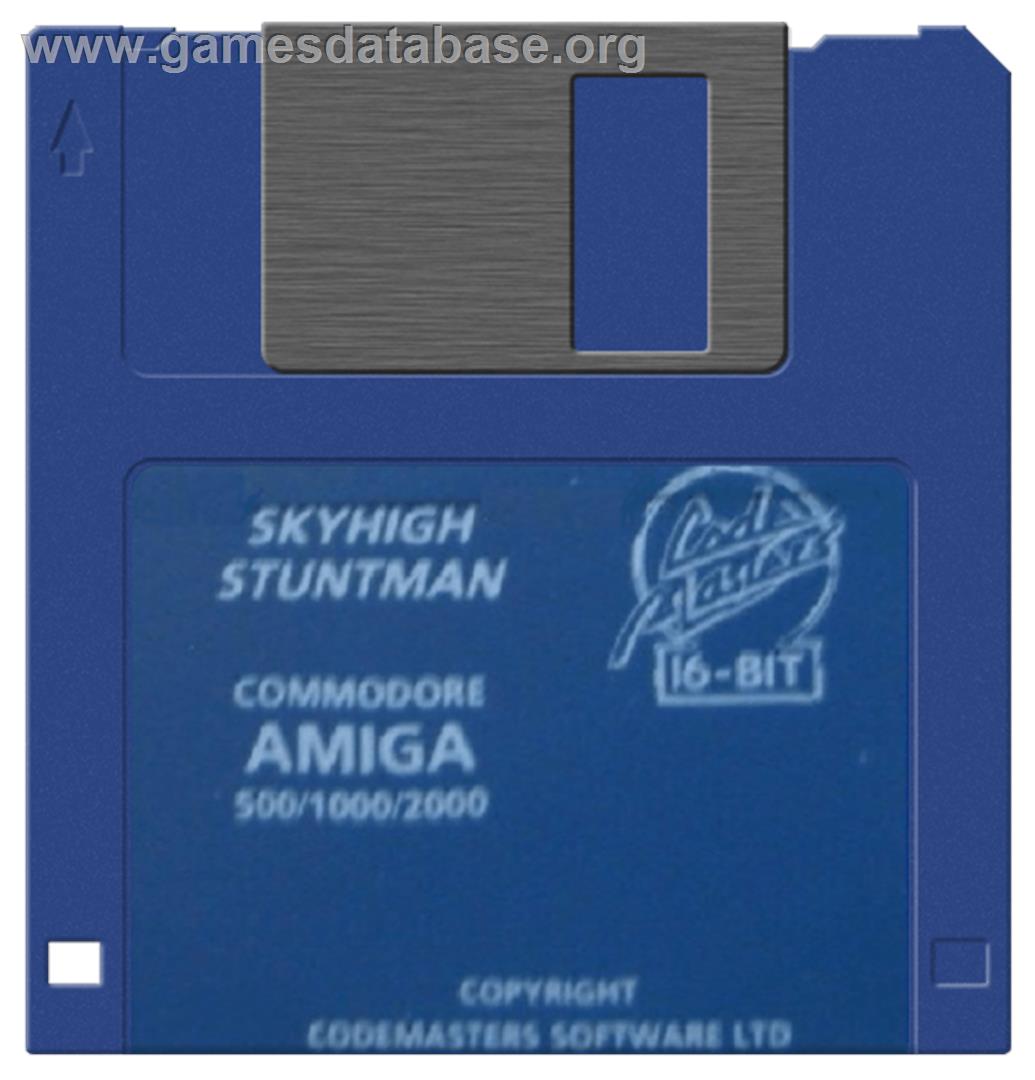 Sky High Stuntman - Commodore Amiga - Artwork - Cartridge