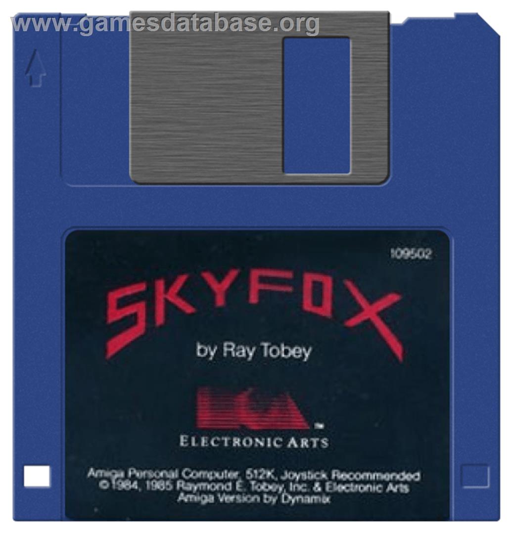 Skyfox - Commodore Amiga - Artwork - Cartridge