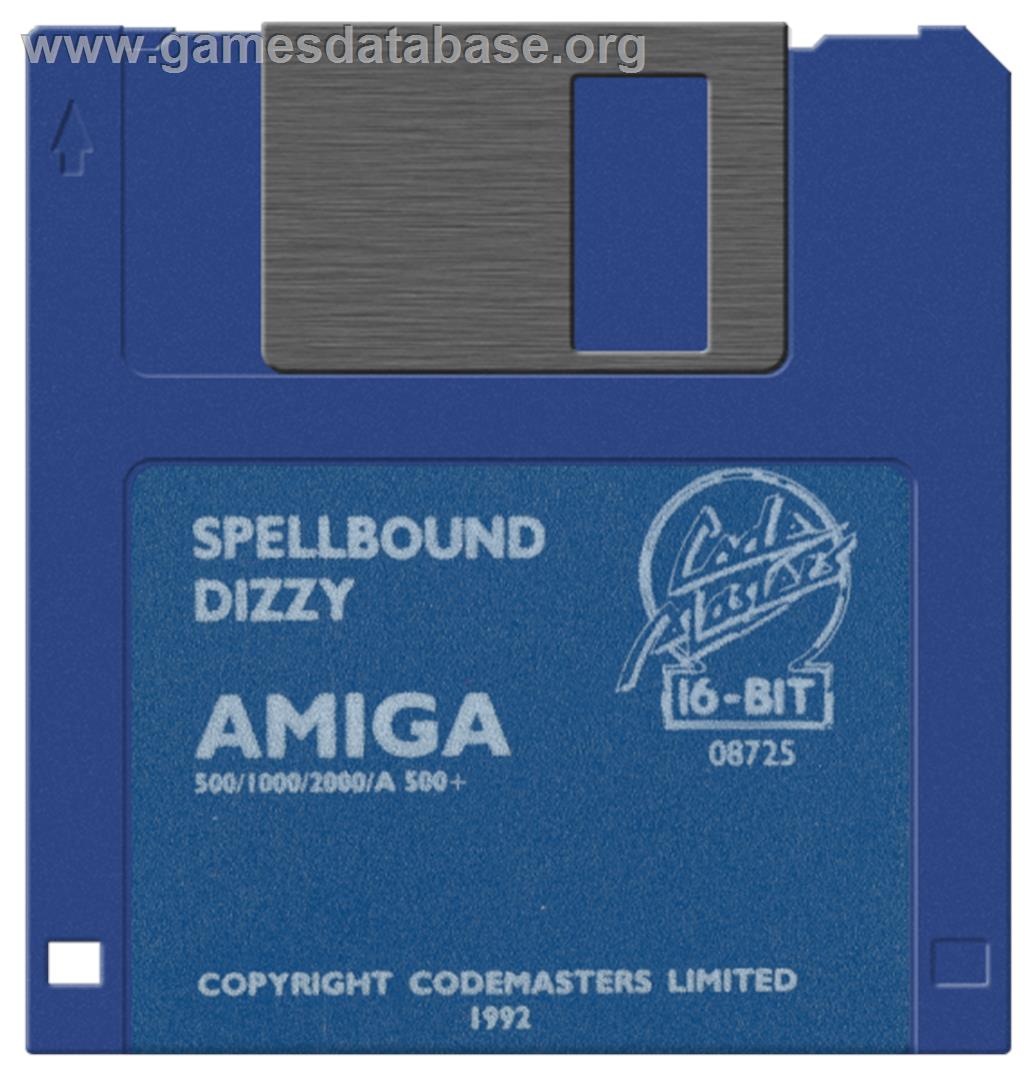 Spellbound Dizzy - Commodore Amiga - Artwork - Cartridge