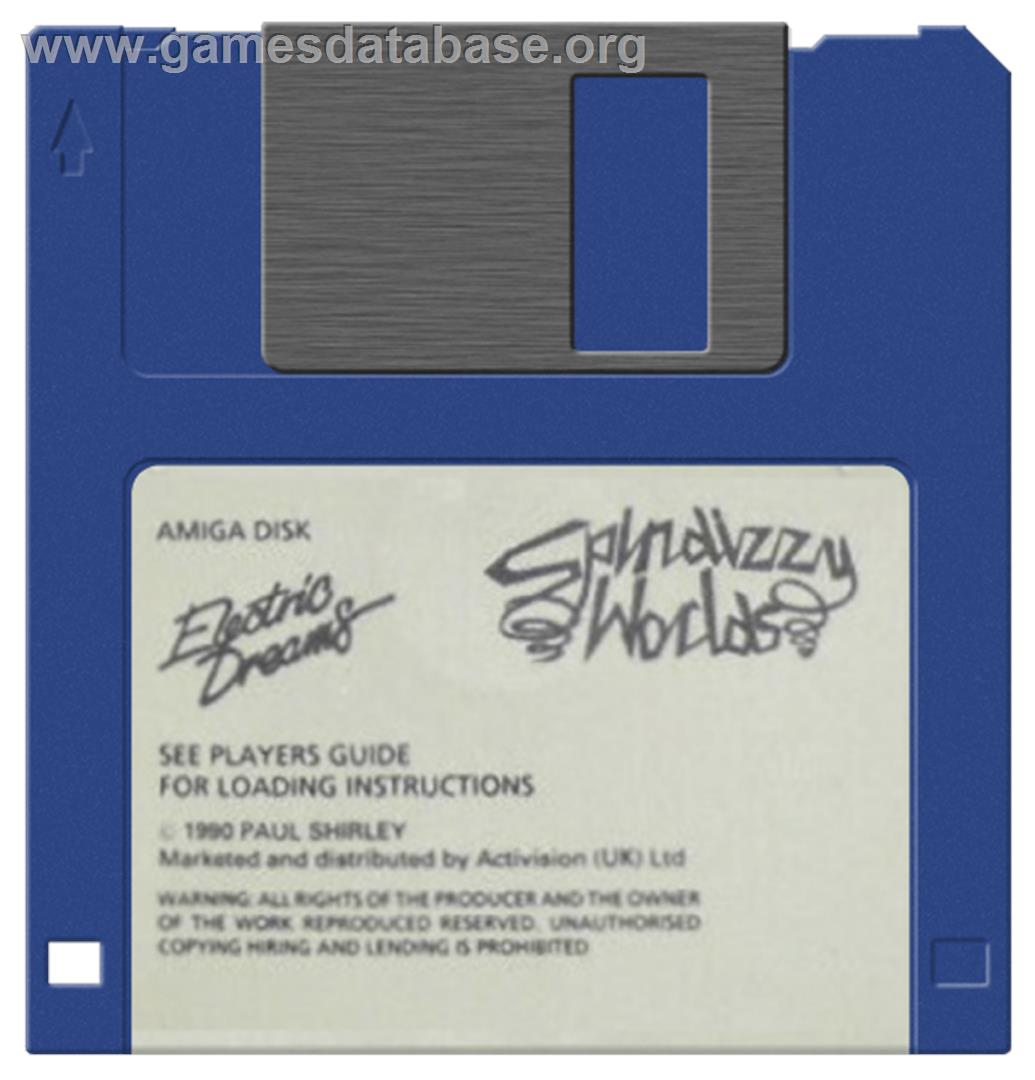 Spindizzy Worlds - Commodore Amiga - Artwork - Cartridge