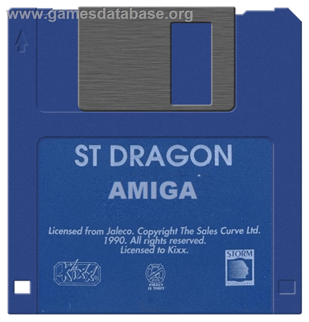St Dragon - Commodore Amiga - Artwork - Cartridge