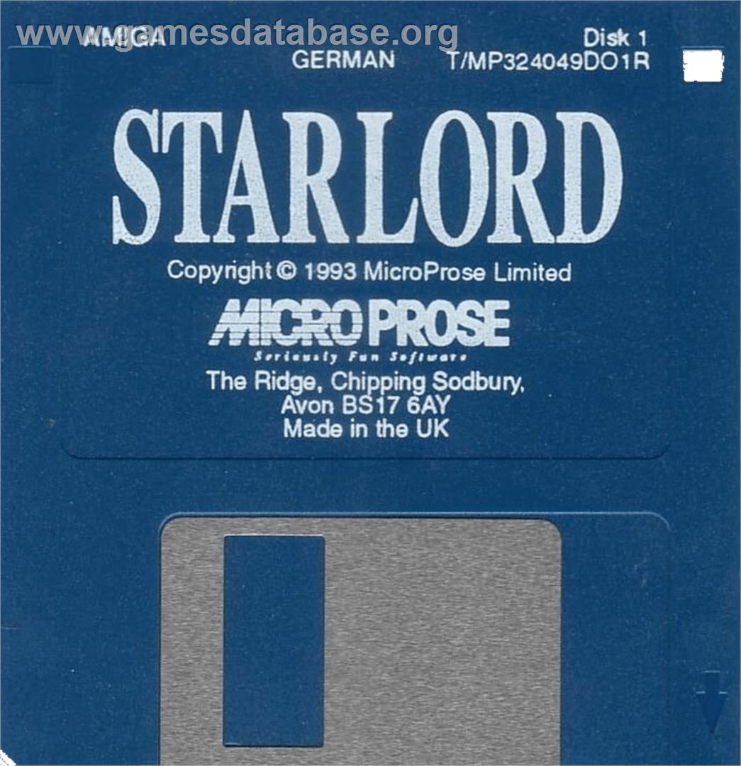 Starlord - Commodore Amiga - Artwork - Cartridge