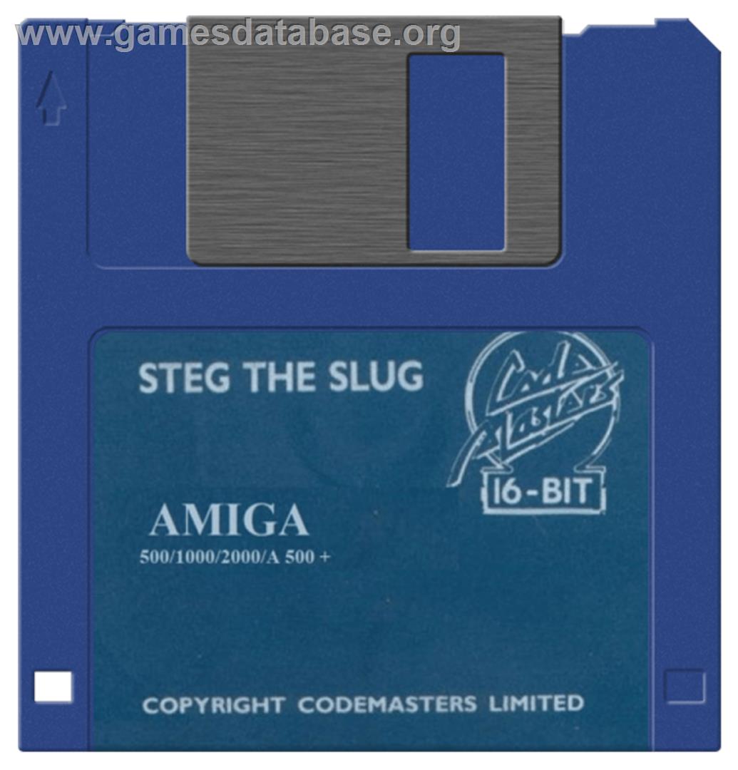 Steg the Slug - Commodore Amiga - Artwork - Cartridge