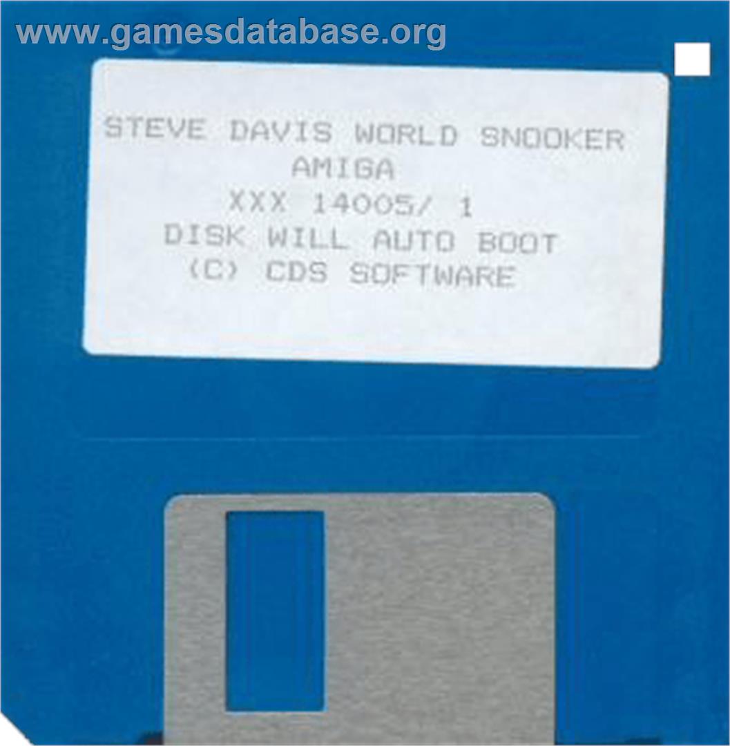 Steve Davis World Snooker - Commodore Amiga - Artwork - Cartridge