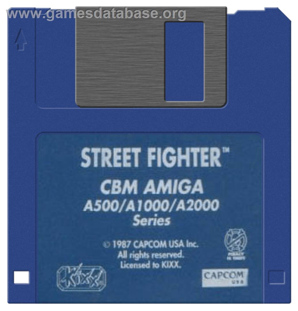 Street Fighter - Commodore Amiga - Artwork - Cartridge