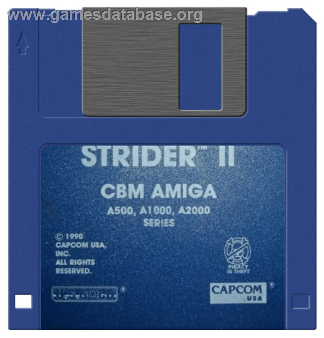 Strider 2 - Commodore Amiga - Artwork - Cartridge