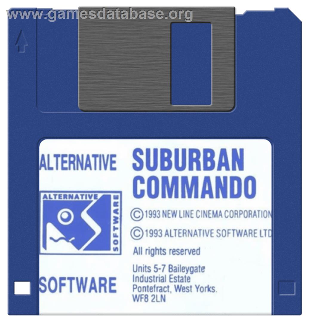 Suburban Commando - Commodore Amiga - Artwork - Cartridge