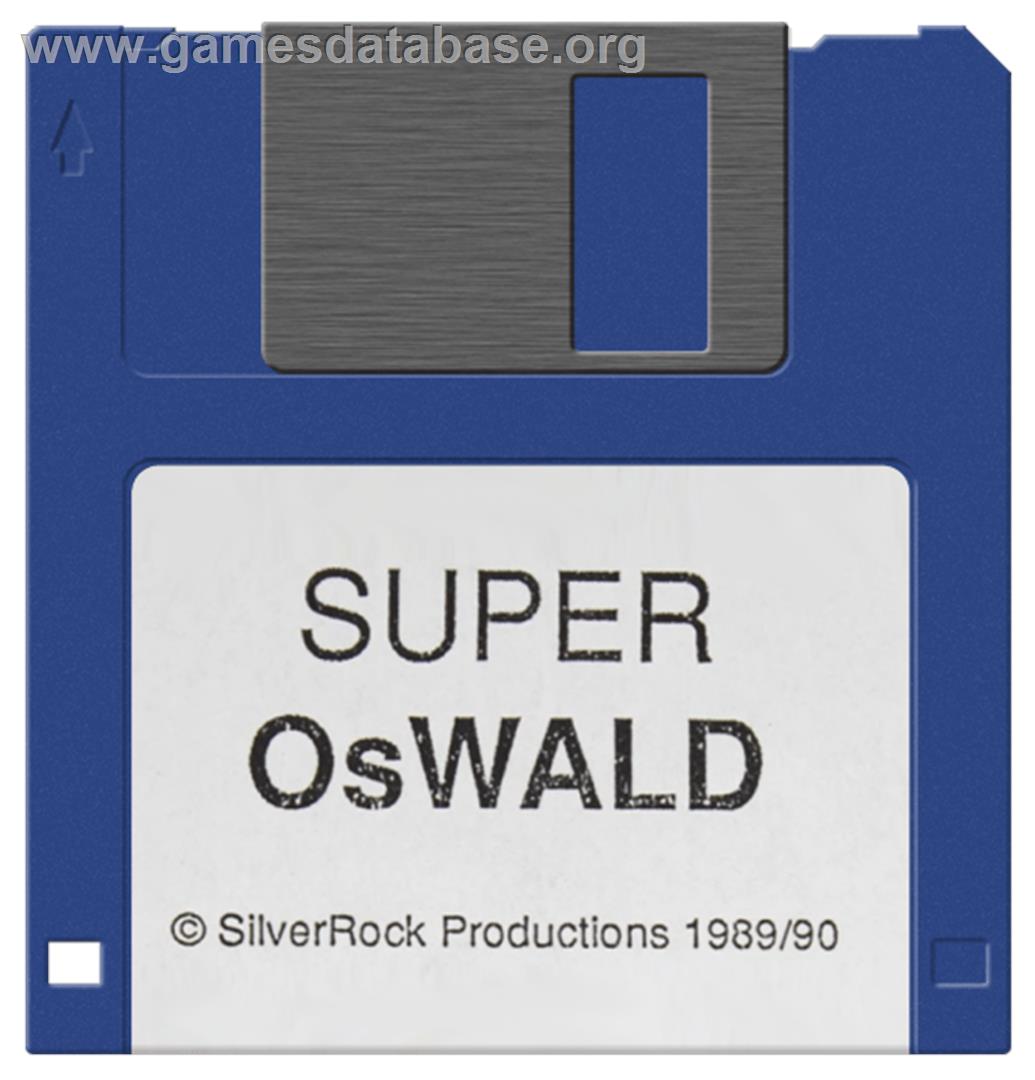 Super Oswald - Commodore Amiga - Artwork - Cartridge