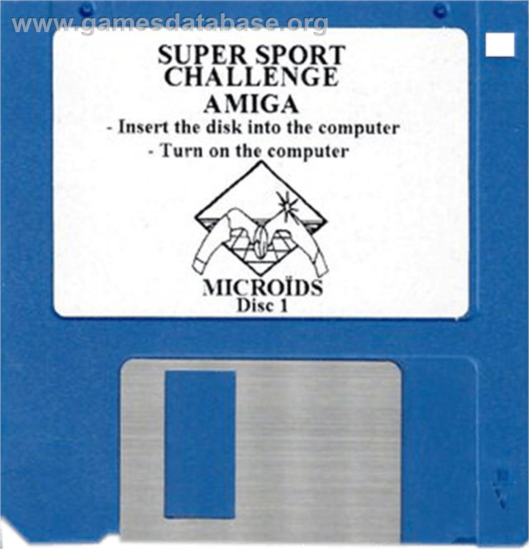 Super Sport Challenge - Commodore Amiga - Artwork - Cartridge