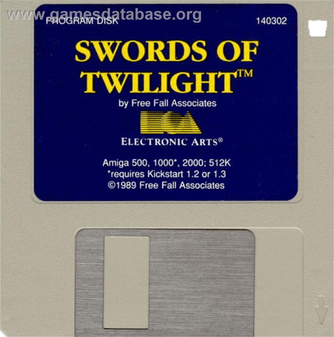 Swords of Twilight - Commodore Amiga - Artwork - Cartridge