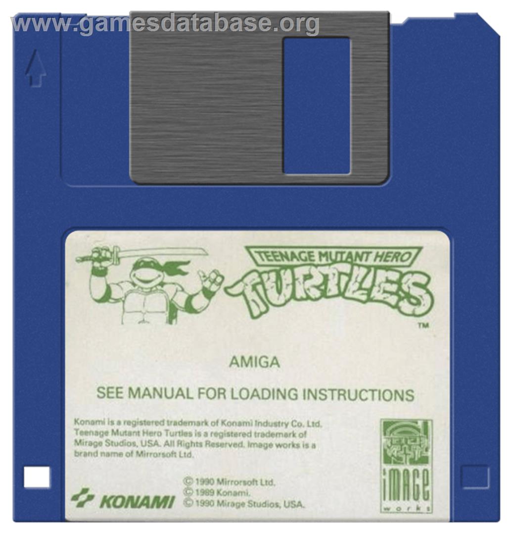 Teenage Mutant Ninja Turtles - Commodore Amiga - Artwork - Cartridge
