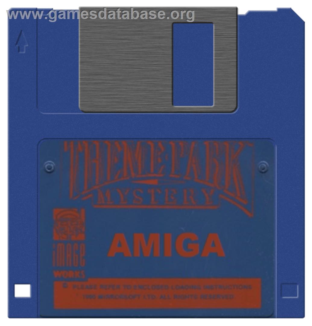 Theme Park Mystery - Commodore Amiga - Artwork - Cartridge