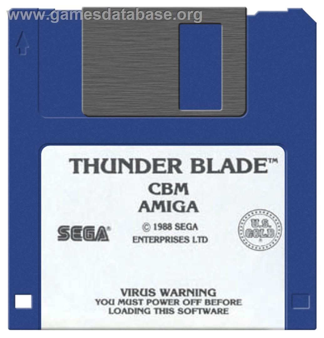 Thunder Blade - Commodore Amiga - Artwork - Cartridge