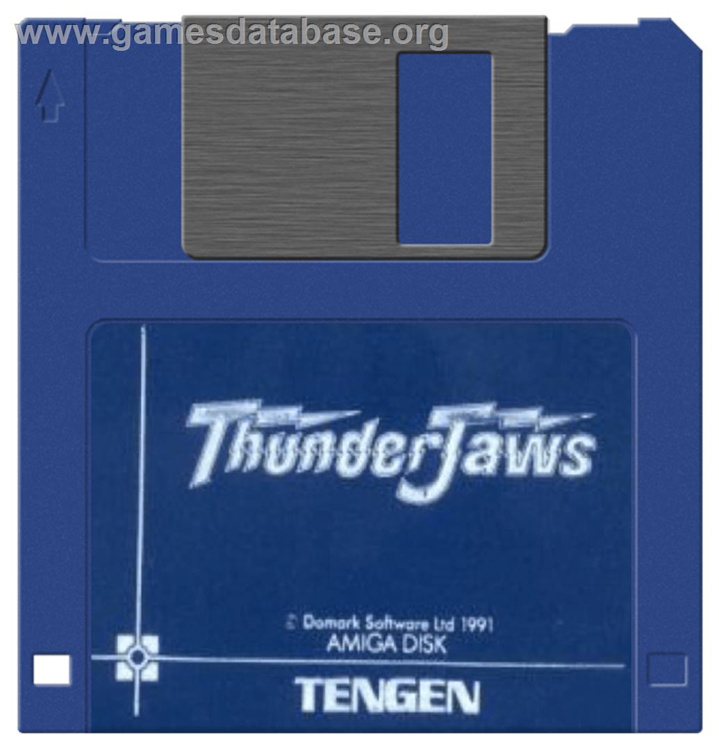 Thunder Jaws - Commodore Amiga - Artwork - Cartridge