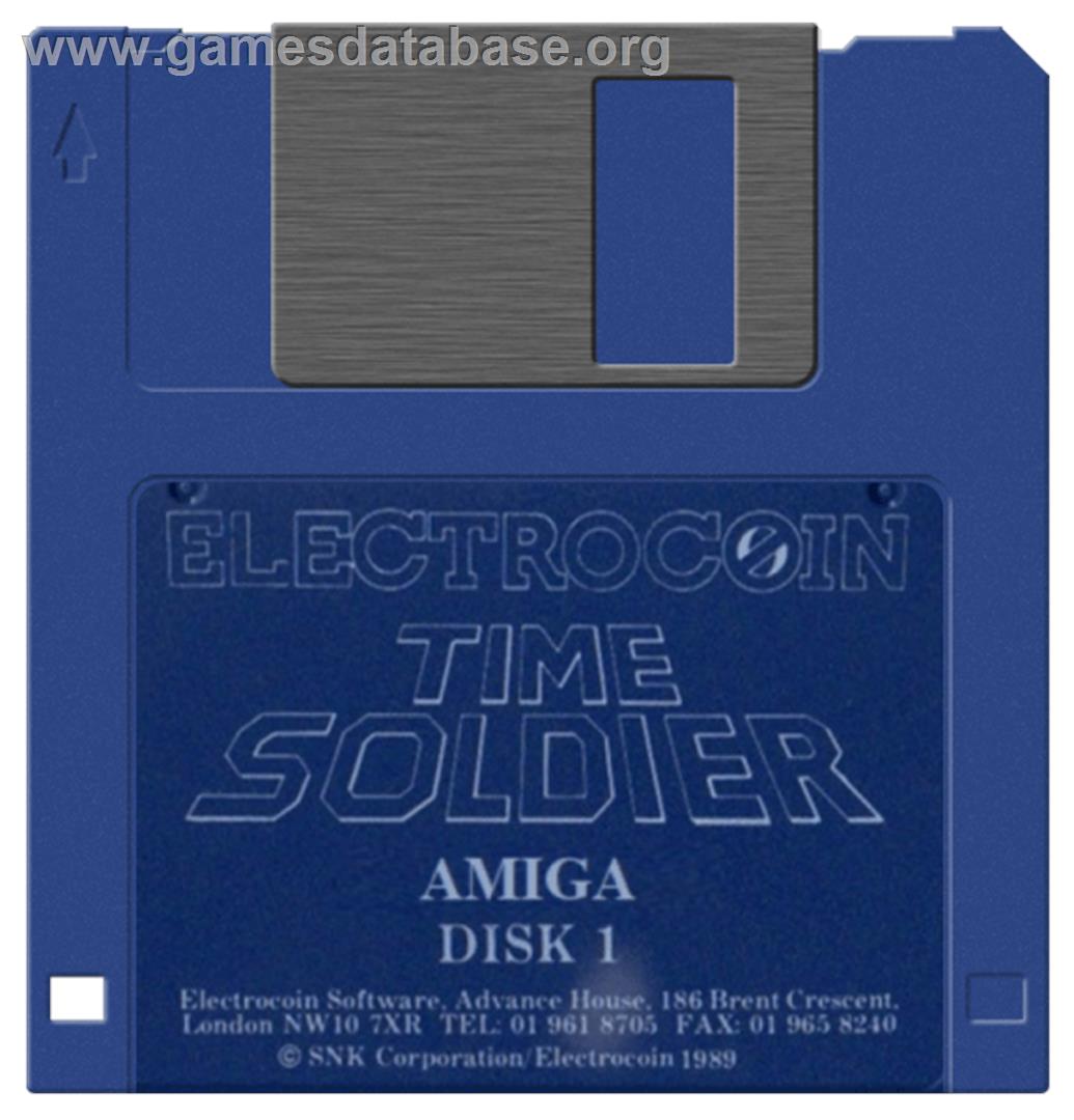 Time Soldier - Commodore Amiga - Artwork - Cartridge
