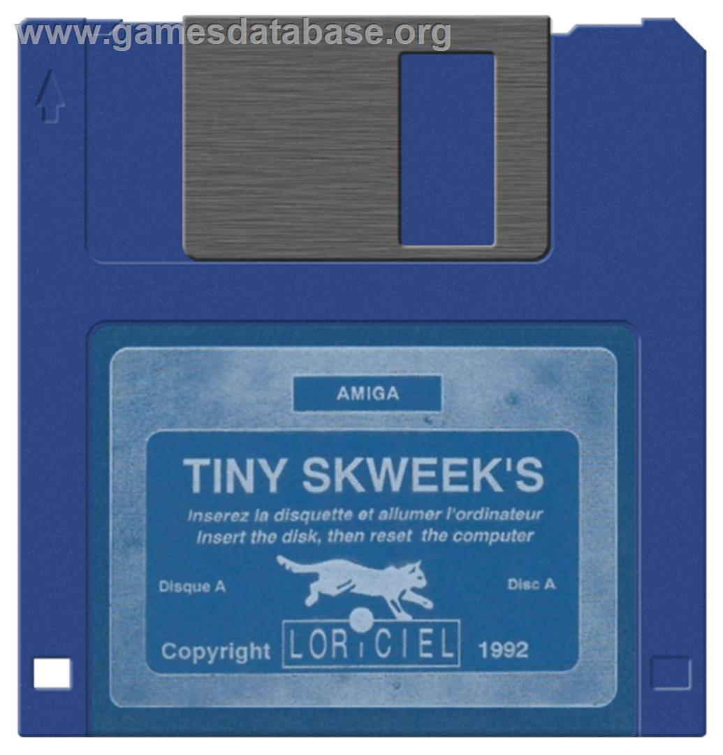 Tiny Skweeks - Commodore Amiga - Artwork - Cartridge