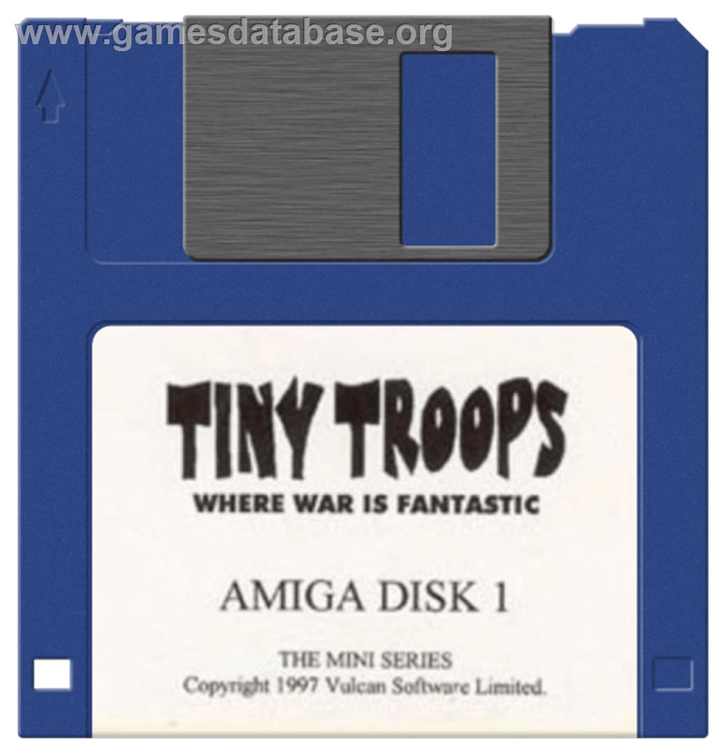 Tiny Troops - Commodore Amiga - Artwork - Cartridge