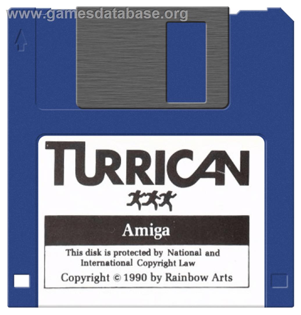 Turrican - Commodore Amiga - Artwork - Cartridge