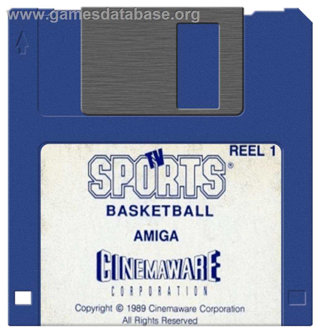 Tv Sports Basketball - Commodore Amiga - Artwork - Cartridge