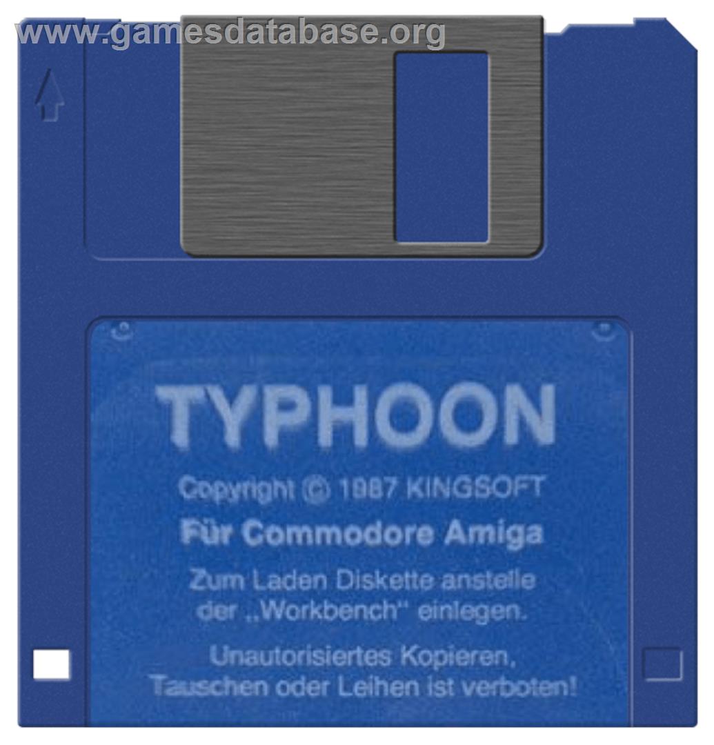 Typhoon - Commodore Amiga - Artwork - Cartridge